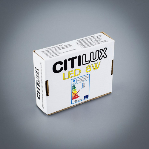 Citilux Омега CLD50R080N LED Встраиваемый светильник с диммером Белый фото 5