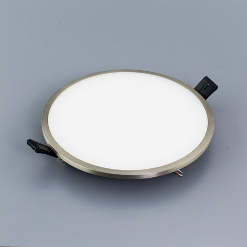 Citilux Омега CLD50R221 LED Встраиваемый светильник с диммером Матовый Хром фото 5