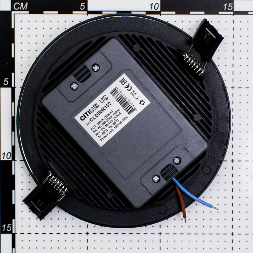 Citilux Омега CLD50R152 LED Встраиваемый светильник с диммером Чёрный фото 8