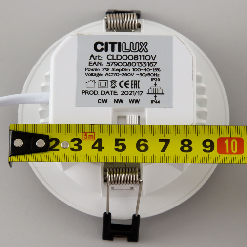 Citilux Акви CLD008110V LED Встраиваемый светильник Белый фото 20