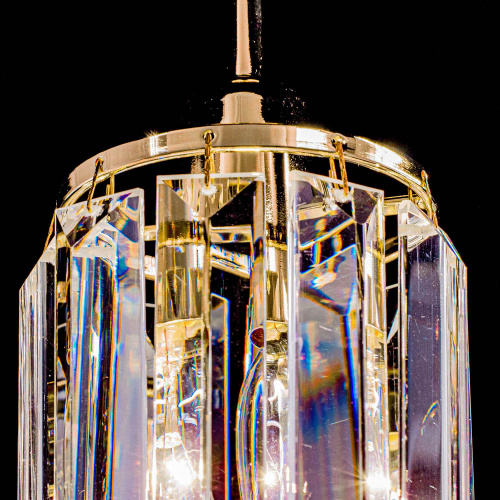 Citilux Синди CL330112 Подвесной хрустальный светильник Золото фото 4